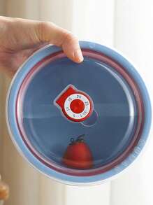 3pcs/set Plastic Lunch Box, Minimalist Blue Lunch Box For Office Work School - Blue - View 4