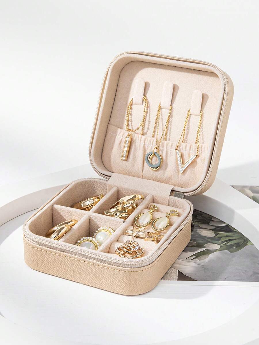 1入組多格首飾收納盒 - 駝色 - 查看 1