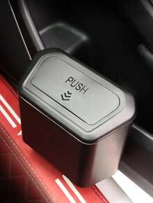 Thùng rác ô tô bằng nhựa màu - màu đen - Xem 2