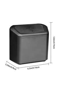 Thùng rác ô tô bằng nhựa màu - màu đen - Xem 4