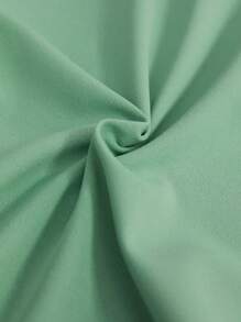 BizChic Dây kéo phía sau Bộ áo liền quần Cami Trang phục làm việc - Màu xanh Bạc hà - Xem 5