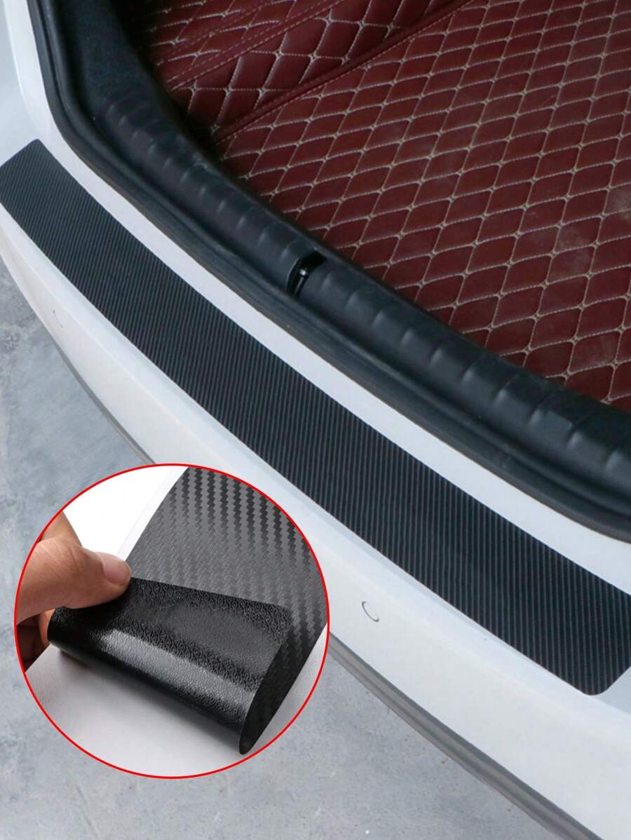 1 miếng dán bảo vệ cốp xe chống va chạm - màu đen - Xem 1