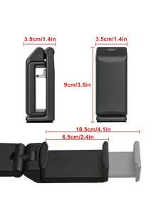 1入組多功能鬆垮式手機支架 - 黑色 - 查看 3