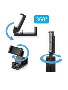 1入組多功能鬆垮式手機支架 - 黑色 - 查看 4