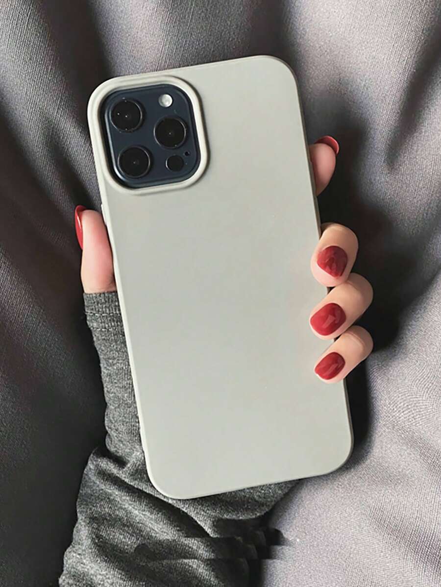 Vỏ điện thoại chống rơi đơn giản - Xám - Xem 1