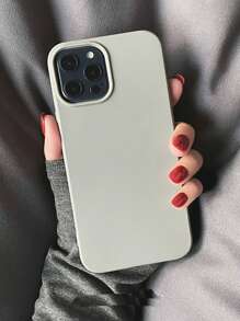 Vỏ điện thoại chống rơi đơn giản - Xám - Xem 3