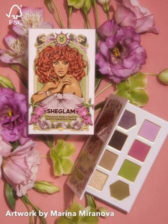 Palette De Fards à PaupièRes Tenacious Taurus 8 Couleurs MéTalliséS Mats Marron Rose Marron Fard à PaupièRes Professionnel à Haute Teneur En Pigments Longue Tenue MéLangeable NoëL Hiver Rose Marron Paillettes Marque Beauté Visage Maquillage CosméTique Pour Femmes Filles Parfait Pour Hiver IdéAl Pour Y2K ÉLéGant Mode Adapté Pour Anniversaire Xmas Cadeau FêTe PrêT Meilleure Couleur