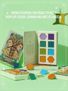 SHEGLAM Gifted Gemini Palette 8-Clolor Shimmer Matte Eyeshadow Palette Neutral Tone Bold Color Blue Green Orange High Pigment Long Wear Blendable Cream Eyeshadow Brand Beauty Makeup Face Paint Cosmetic For Women Girls Perfect For Fall Winter Ideal For Y2K Fancy Fashion Suitable For Birthday Christmas Present Party Ready Best Color