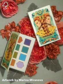 SHEGLAM Gifted Gemini Palette 8-Clolor Shimmer Matte Eyeshadow Palette Neutral Tone Bold Color Blue Green Orange High Pigment Long Wear Blendable Cream Eyeshadow Brand Beauty Makeup Face Paint Cosmetic For Women Girls Perfect For Fall Winter Ideal For Y2K Fancy Fashion Suitable For Birthday Christmas Present Party Ready Best Color