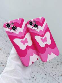 Butterfly Print Phone Case - Multicolor - View 3