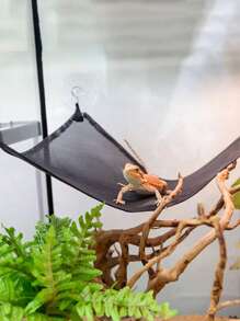 2 piezas Hamaca ventosa lagartija para reptil para de dormir - Negro - Ver 1