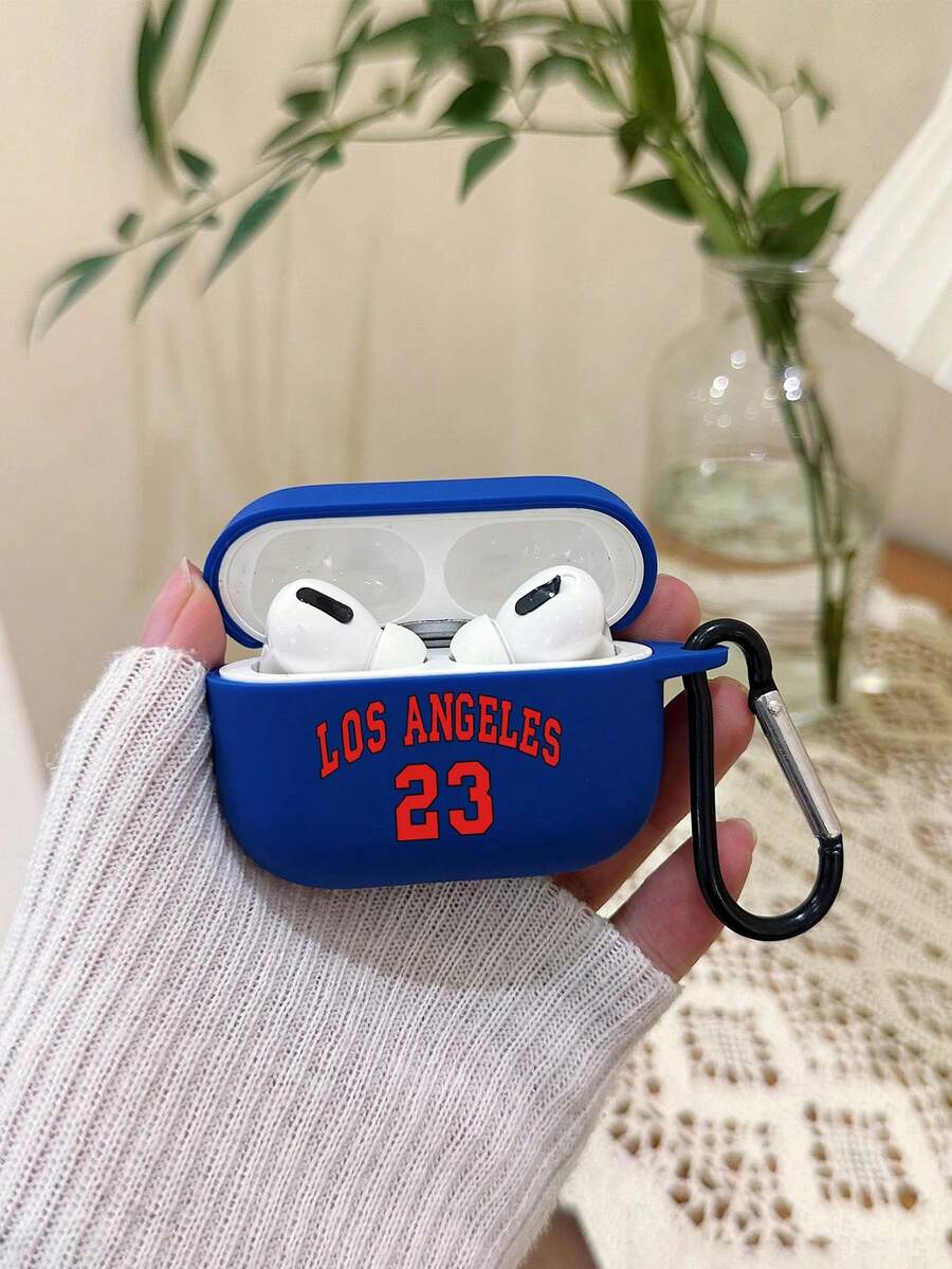 Vỏ tai nghe in Los Angeles, Vỏ tai nghe số 23, Vỏ tai nghe số 24, Vỏ tai nghe số tương thích với tai nghe Apple - Nhiều màu - Xem 1