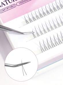 MAGEFY Manga Mi, 1 hộp Lông mi giả cá nhân tự nhiên - màu đen - Xem 5