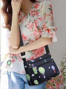 New Arrival Women's Nylon Oxford Shoulder Bag, Crossbody Bag For Middle-aged And Elderly Women, Casual Yet Fashionable All-in-one Handbag For Mom