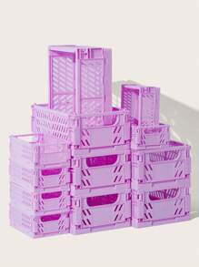 Cesta Plegable de Almacenaje SHEIN BASIC LIVING - Morado - Ver 1