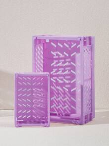 Cesta Plegable de Almacenaje SHEIN BASIC LIVING - Morado - Ver 7