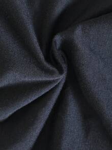 嬰兒網紗拼接泡泡袖T恤 - 黑色 - 查看 5