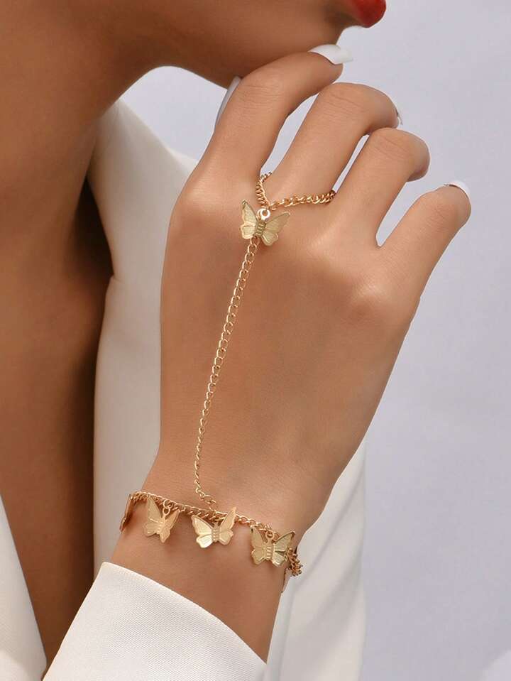 Update more than 85 finger chain bracelet gold latest 3tdesign.edu.vn