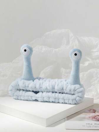 1 st tecknad ögondekoration badhårband, söt polyester ansiktsmakeuphårband för badrum jul för högtidsgåvor hem badrumsdekor sommar