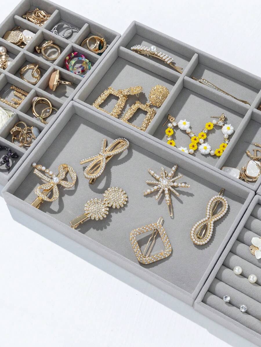 SHEIN Basic living 1 pieza Bandeja de joya unicolor