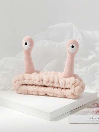 1 st tecknad ögondekoration badhårband, söt polyester ansiktsmakeuphårband för badrum jul för högtidsgåvor hem badrumsdekor sommar