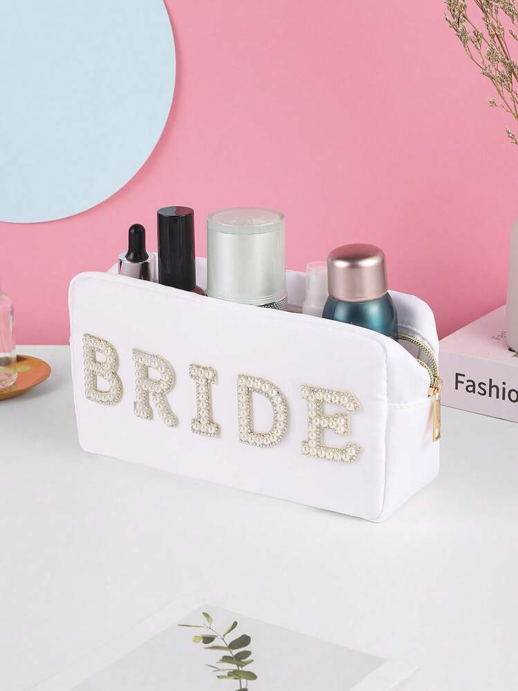 Trousse Da Viaggio Traslucida Approvata TSA - Impermeabile In PVC E PU, 21x13 Cm, Fiore Rosa - 5