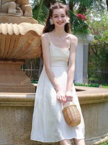 Solid Cami Dress