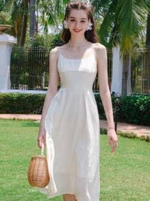 Solid Cami Dress