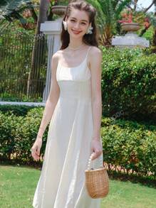 Solid Cami Dress