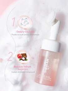 SHEGLAM Radiant By Nature Oily Skin Face Cleanser 100Ml Hydrating Gentle Daily Facial Wash Liquid To Foam Formula Graduation Birthday Holiday Summer Fall Autumn Y2K Fancy Fashion Women Makeup Cosmetic Party Beach Travel Camping Outdoors School Campus Trip Festivals Decor Gift Present Rose Girl Cosplay Best Color Charm Vibe
