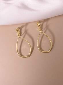 Còng tai trang trí hình học - Nhiều màu - Xem 2
