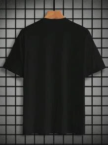 Manfinity Homme Casual Bloemen Tekst Heren T-shirts en tanks