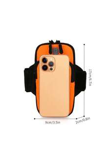 1pc Cartoon Graphic Running Bag - Orange - View 3