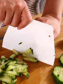 1pc Multifunctional Noodle Cutter - White - View 2