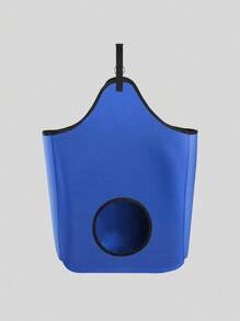 1pc Portable Horse Feeding Bag - Blue - View 4
