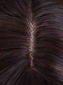 Tóc Giả Tổng Hợp Xoăn Dài Có Bangs - màu nâu - Xem 5