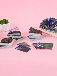 50入組星空圖案貼紙 - 彩色 - 查看 4