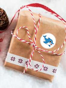 1卷卡通魚紋貼紙 - 彩色 - 查看 3