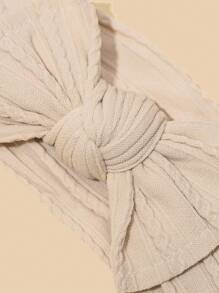 3pcs Baby Bow Decor Polyamide Broadside Hair Band For Daily Use - Multicolor - View 6