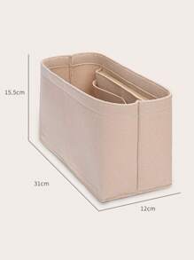 Insert Organizer For Saint Louis GM Tote,Luxury Handbag Travel Inner Purse,Cosmetic Liner Bags Shap - Beige - View 2