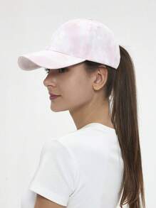 1入組女性紮染時尚棒球帽適合夏天 - 彩色 - 查看 2