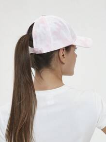 1入組女性紮染時尚棒球帽適合夏天 - 彩色 - 查看 3