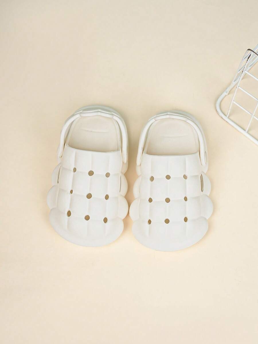 Kids Anti-slip Breathable Vented Clogs For Outdoor - White - View 1