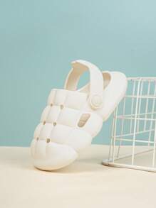 Kids Anti-slip Breathable Vented Clogs For Outdoor - White - View 7