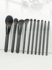 10pcs Glitter Makeup Brush Set,Brush Set,Makeup Brush Kit,Make Up Brush Set,Make Up Set Complete,Makeup Brush Set,Complete Makeup Kit,Brush Kit,Brushes Makeup Set,Makeup Gift Set,Set - Black - View 5