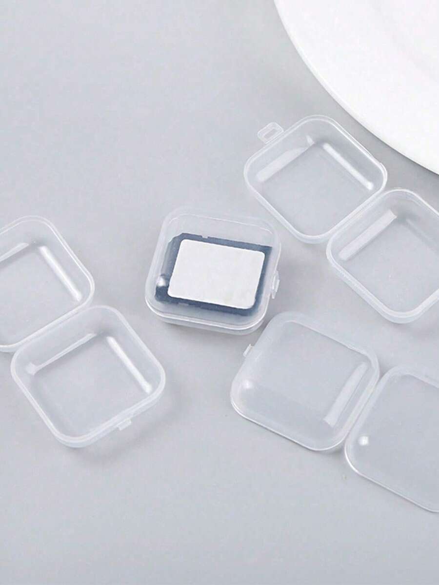 Hộp đựng đồ trang sức mini trong suốt dễ thương hoạt hình Túi đựng đồ trang điểm đơn giản tươi mới Túi đựng đồ trang điểm Hộp đựng đồ trang điểm Hộp đựng đồ trang điểm Hộp đựng đồ trang điểm - Trong sáng - Xem 1