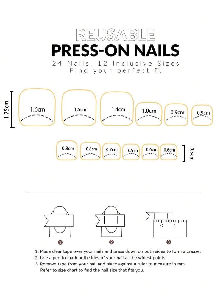 Transform Your Nails With 24pcs Medium Square Solid Glossy Fake Toe Nail & 1sheet Tape & 1pc Nail File Press On Nails Nail Supplies - Burgundy - View 5