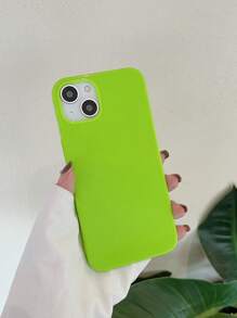 Funda de teléfono minimalista de unicolor, compatible con los modelos de y Galaxy, compatible con las series 13/15/16 y teléfonos Galaxy - Verde - Ver 4