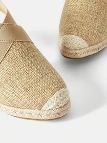 Styleloop Keil-Sandalen für den Urlaub, Keilsandaletten mit Kreuzriemen für den Sommerstrand, Sommerschlussverkauf Boho Feeling, Vintage Frenchy Schuhe für Weihnachten, Herbst und Neujahr