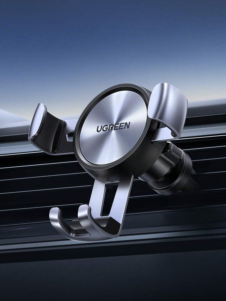 UGREEN 1 件字母圖形鋁合金汽車出風口手機支架